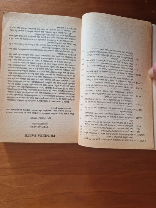 Romance "D. Quixote",  Volumes I e II, de Cervantes