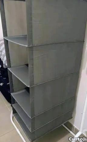 Arrumação com 6 prateleiras Ikea Skubb - Semi-novo