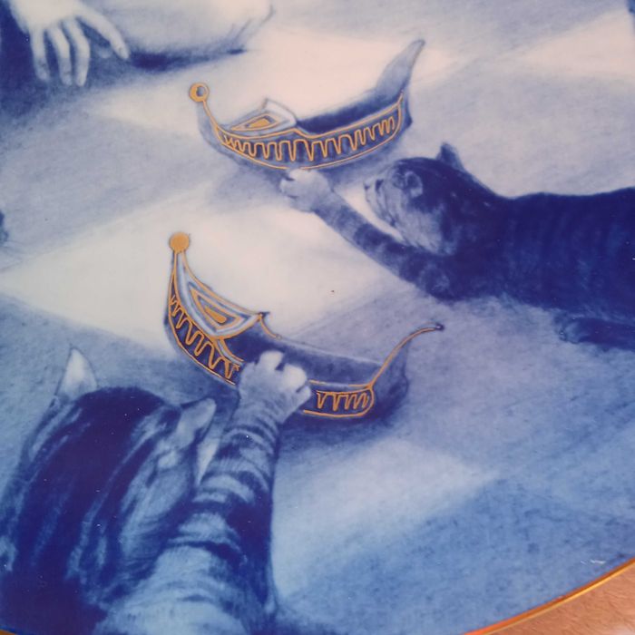 Miśnia Meissen Talerz obrazek Mały Muck  motyw Baśnie