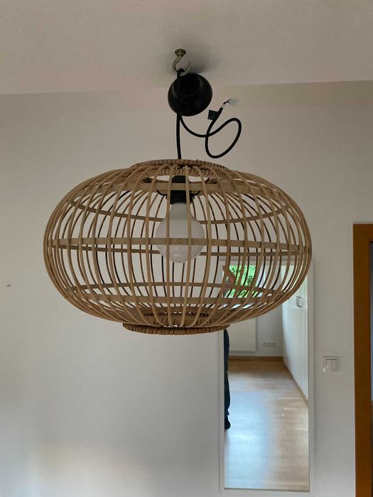 Lampa wisząca VOL5005 bambusowa HK LIVING