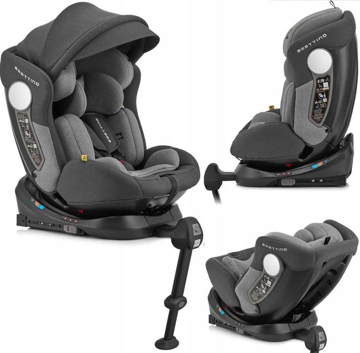 Fotelik Sesttino Hexagon Pro I-Size 0-36kg 150cm bezwypadkowy obrotowy