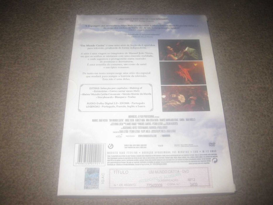 Série Completa "Um Mundo Catita" com Manuel João Oliveira/Edição Limitada/Digipack/Raríssima!