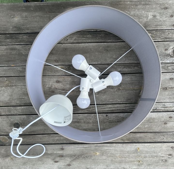 Nowoczesna lampa wisząca loft / industrialna 3xE27