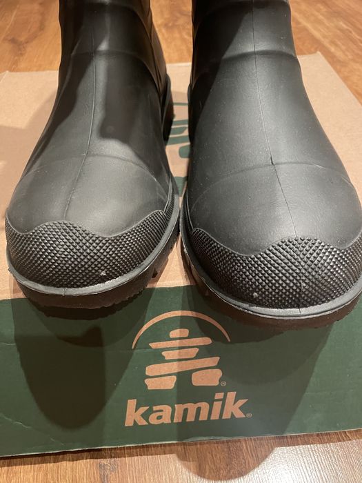 Зимові каучукові сапоги,Kamik,з посиленим носком .Виробник Канада!