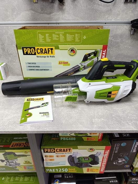Акумуляторна повітродувка Procraft PB20 (без АКБ та зп)