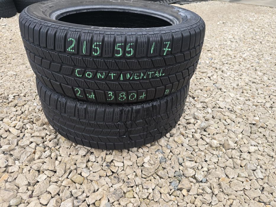 215/55/17 Continental Zima 2szt Montaż Gratis Warszawa
