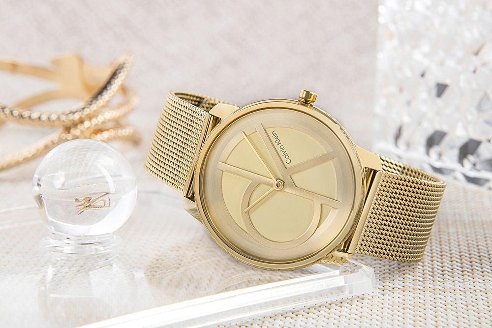 Zegarek Damski CALVIN KLEIN Iconic Mesh  + BOX prezent