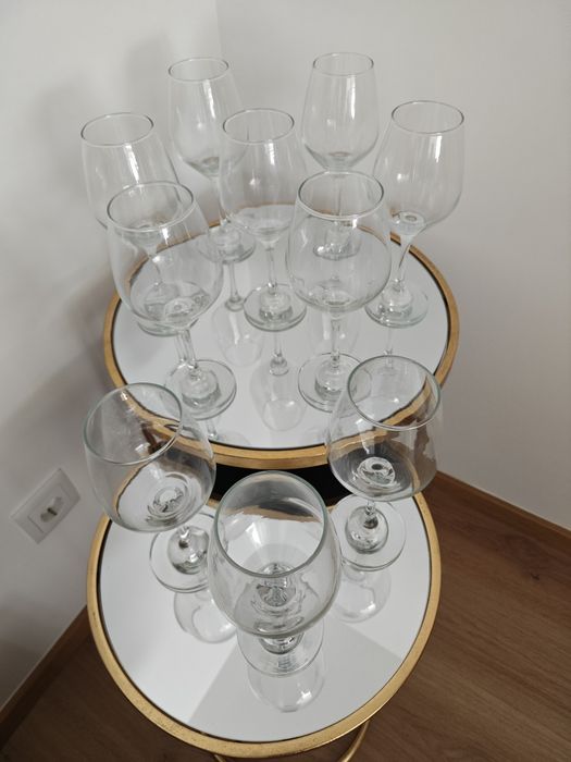 Conjunto de 10 copos de Vinho