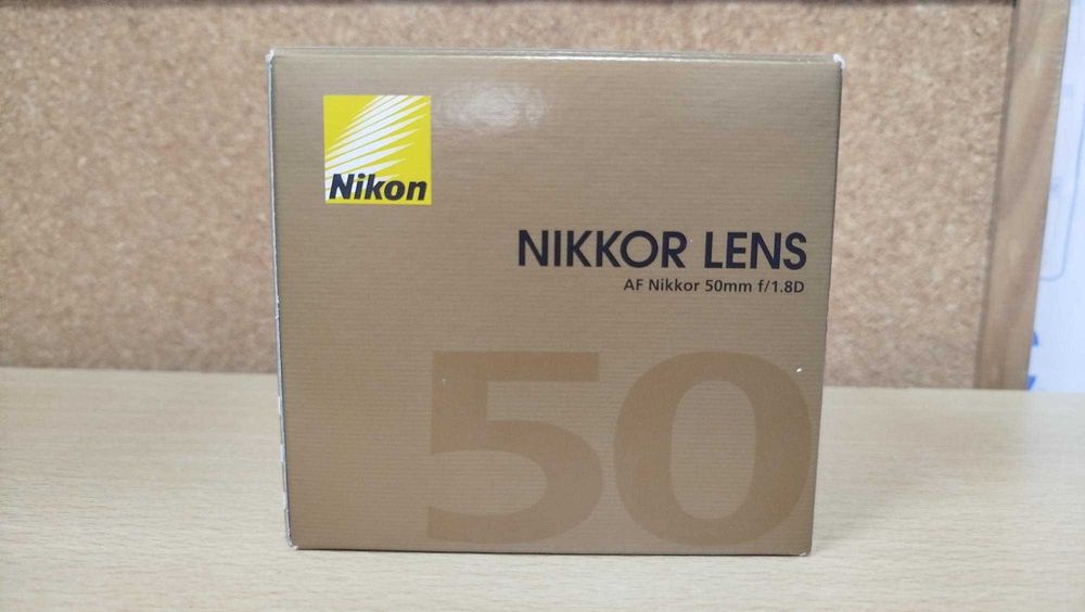 Lente Nikon Nikkor AF 50mm f/1.8D – NOVA (na caixa original)