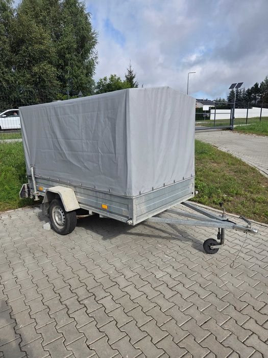 Przyczepka samochodowa DMC 750KG RYDWAN z plandeką Spawana VAT 23%