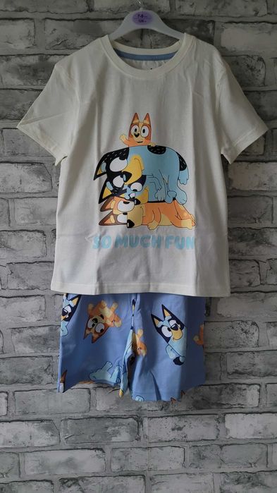 Piżama bawełniana Disney Blue z pieskiem Bluey PRIMARK