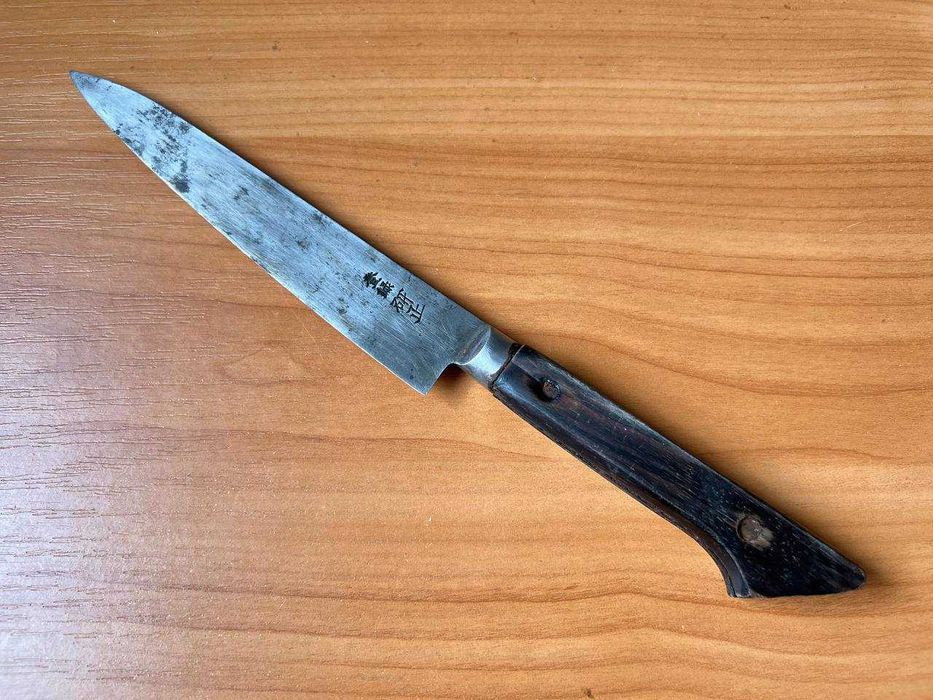Японский кухонный нож Петти Togi Masa , сталь углеродка под восстановление