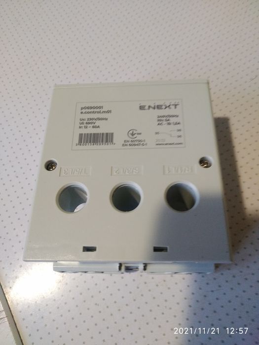 Реле защиты двигателя e.control.m01, 12-60А