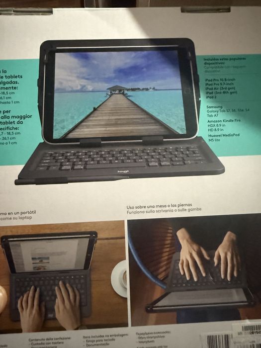 Klawiatura Etui Logitech Logi ipad 10 11 samsung Apple