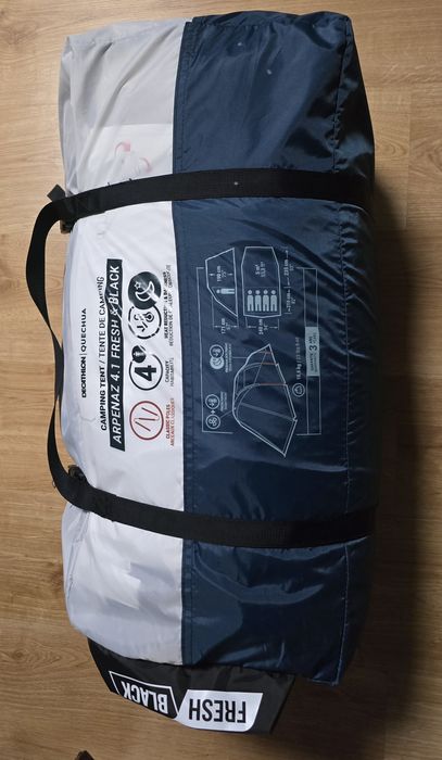Namiot Quechua Arpenaz 4.1 Fresh & Black – stan bardzo dobry