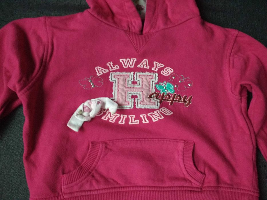 Bluza z kapturem dla dziewczynki