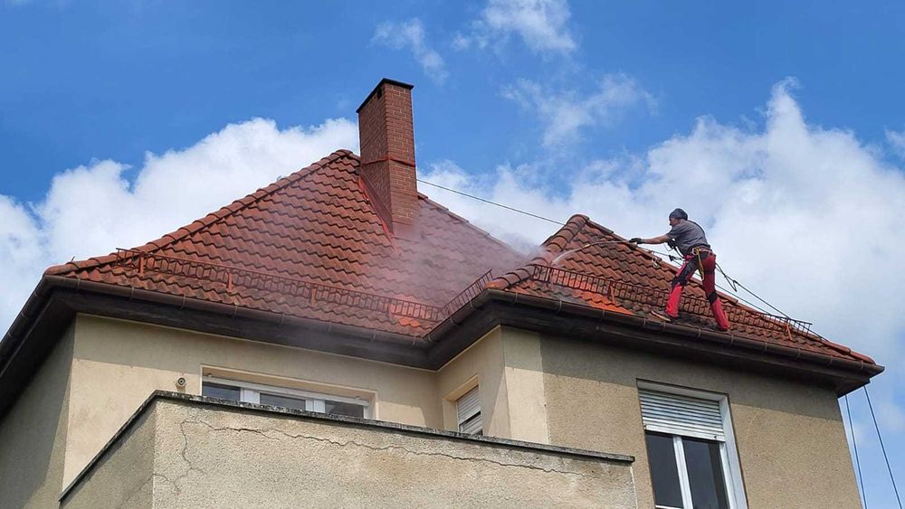 Mycie dachów i elewacji — 500 bar + gorąca woda | Wycena 0 zł
