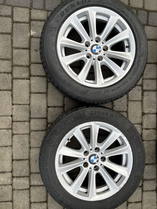 Alufelgi 5x120 17 cali BMW F10 F11 E90 opony lato 225/55/17