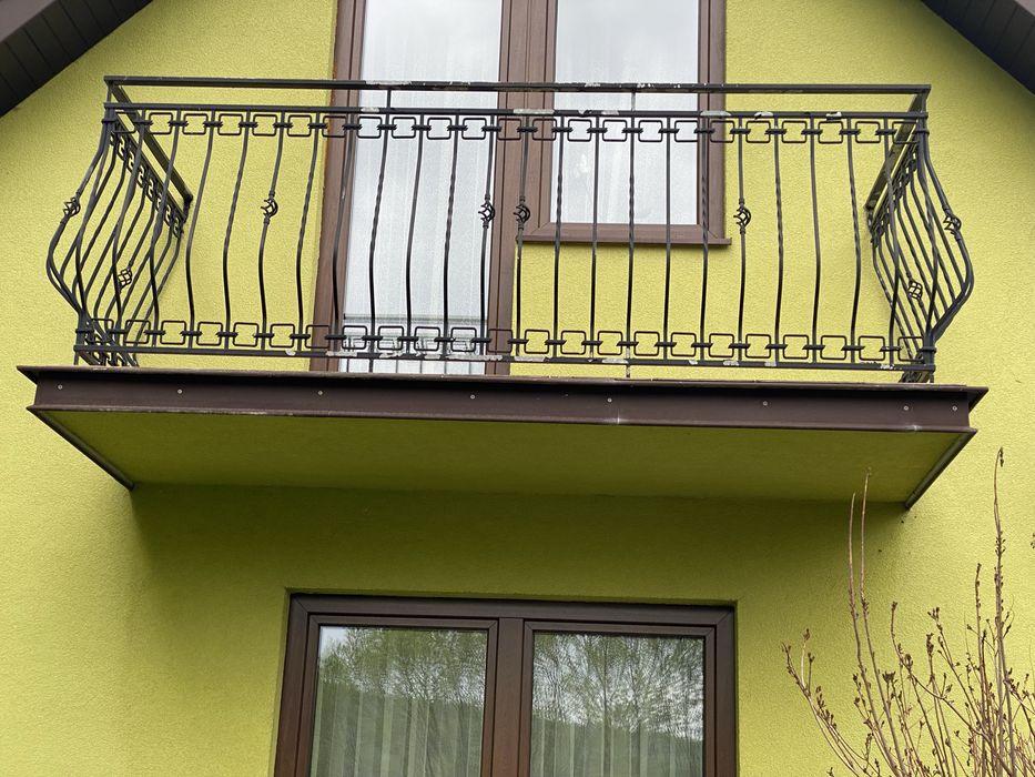 Ocynkowana balustrada barierka na balkon