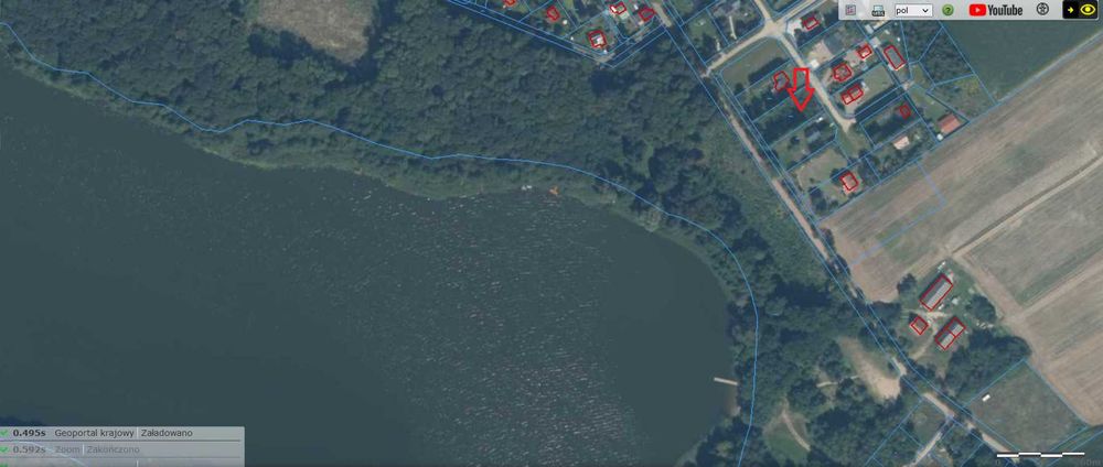 Działka do zabudowy na Mazurach, 80 m od jeziora