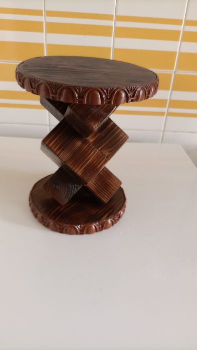 Pedestal novo madeira maciça