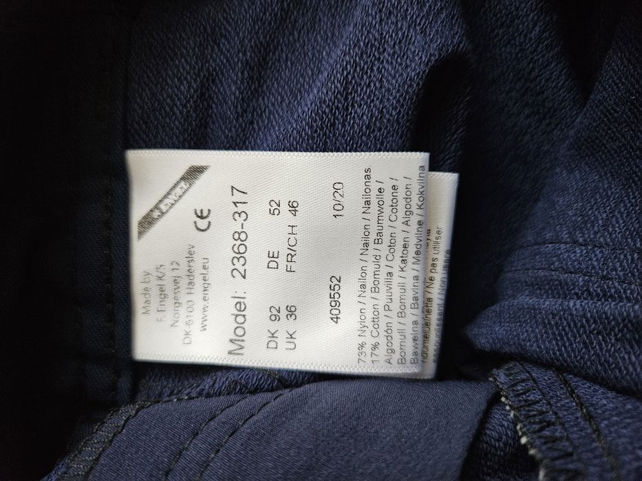 Engel spodnie do prac Stretch 52