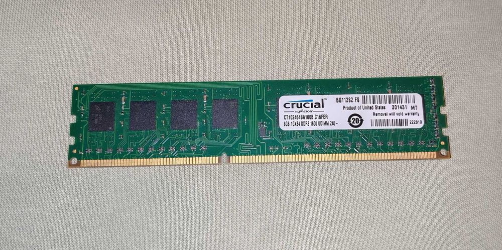 Оперативна пам'ять, ОЗУ DDR3 8gb