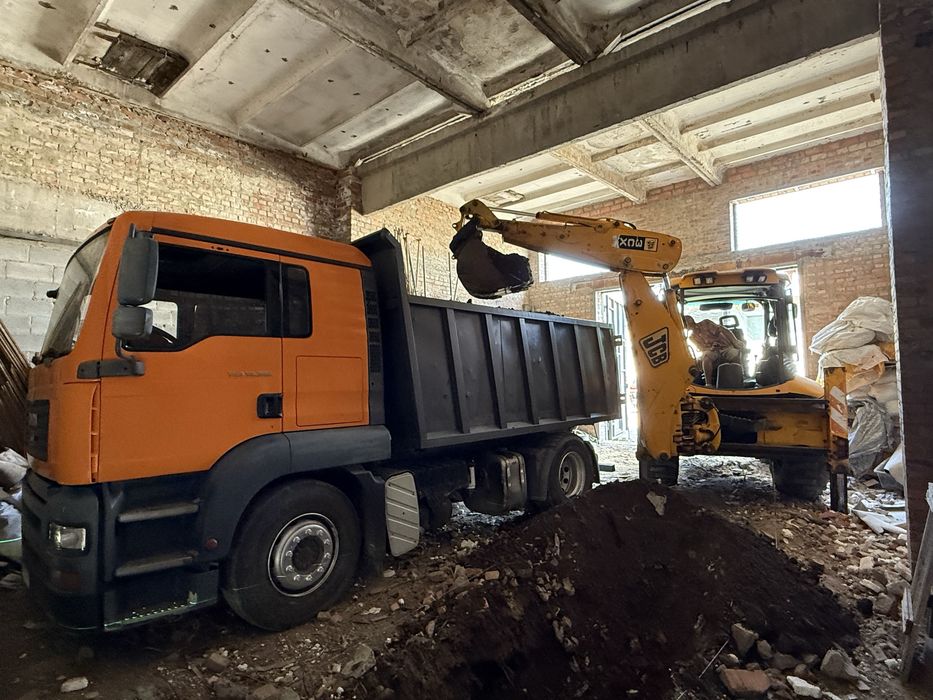 Послуги самосвала, вивіз мусора самоскид, демонтаж, будівельне сміття