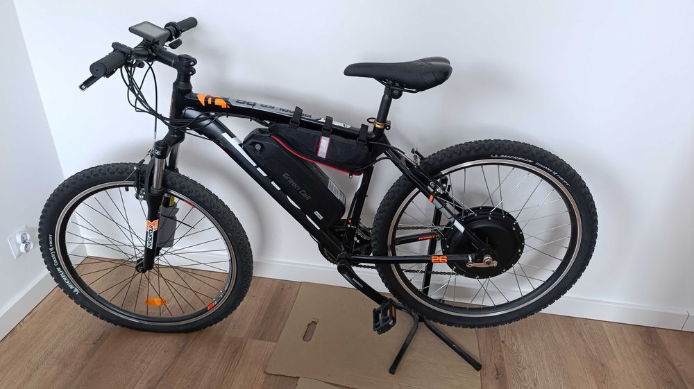 Rower elektryczny po konwersji 250W, 13Ah e-bike 25km/h