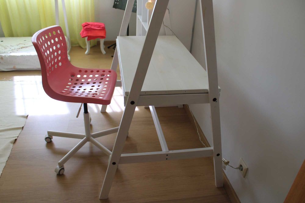 Cadeira de Secretária de criança Rosa