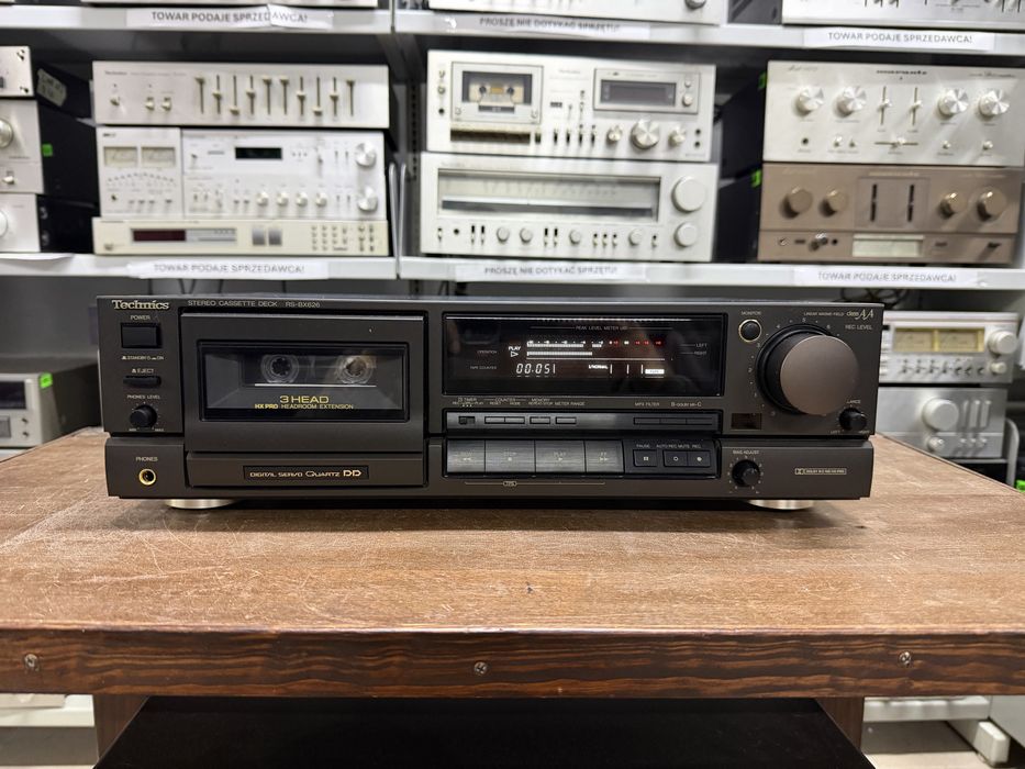 ‼️ Magnetofon kasetowy Technics RS-BX626 Direct Drive, 3Head, Audio Room