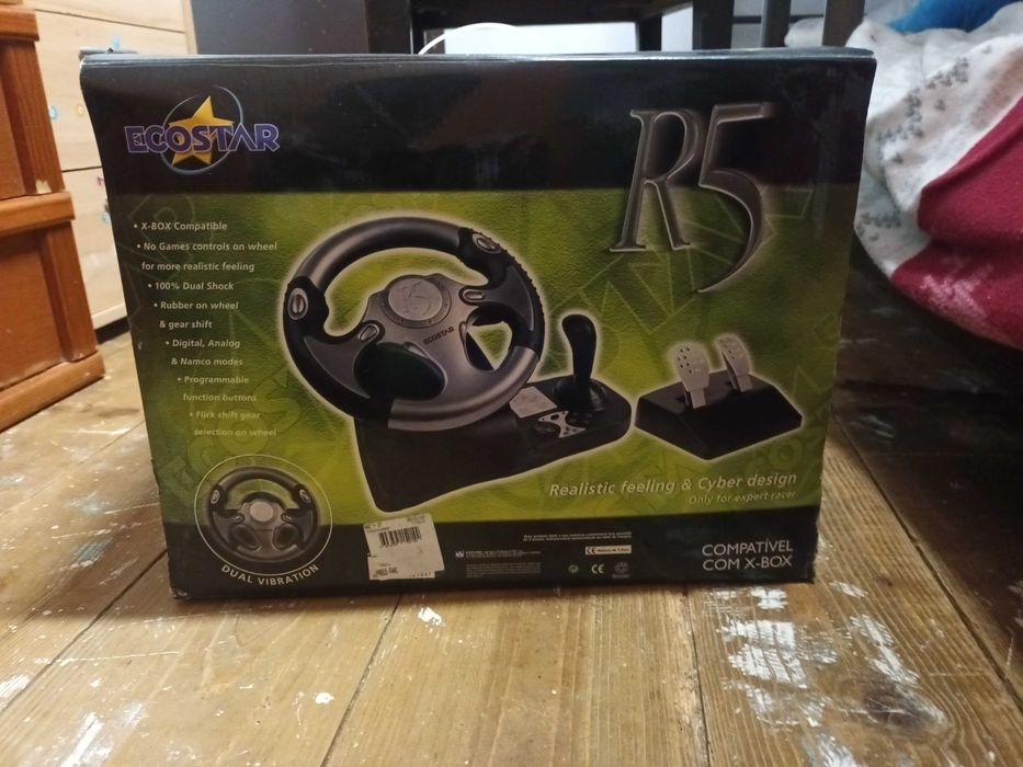 Volante e pedais para xbox