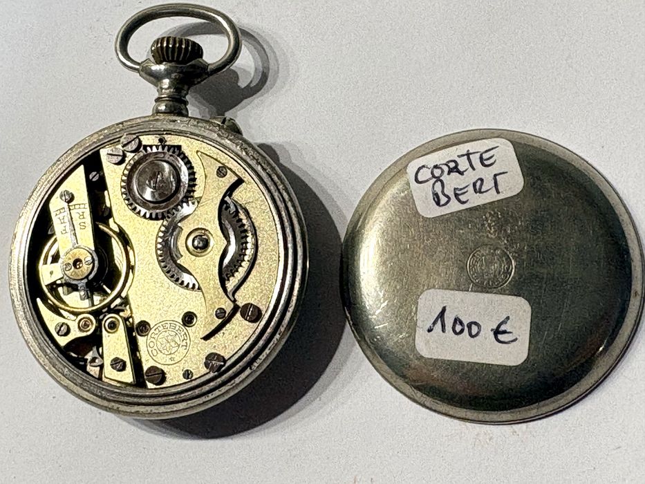 Antigo relógio de bolso Cortebert - não trabalha - precisa arranjo