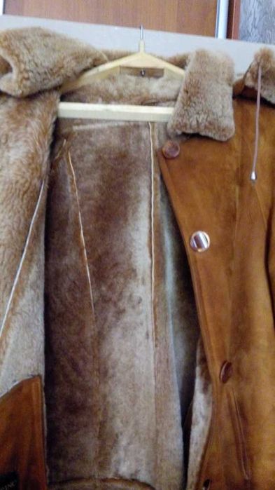 Женская натуральная дубленка. Турция. Размер L, 48-50