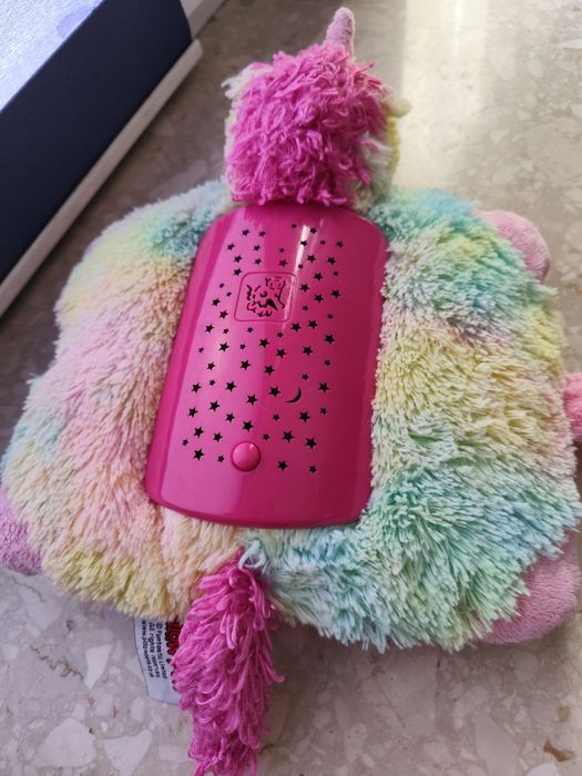 Projektor poduszka maskotka jednorożec