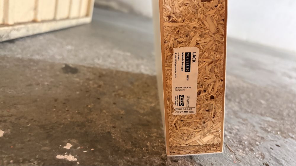 Estante de parede IKEA, branco, 110x26 cm