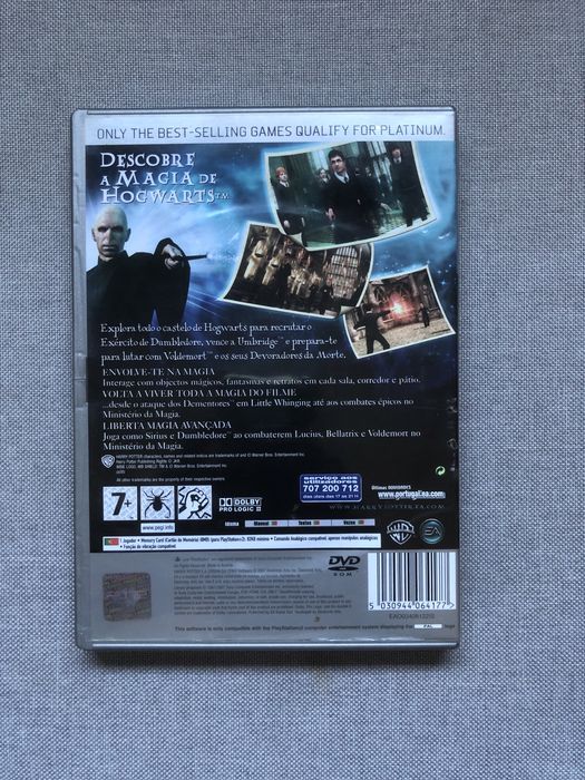 DVD PS2 Harry Potter - a ordem de fénix