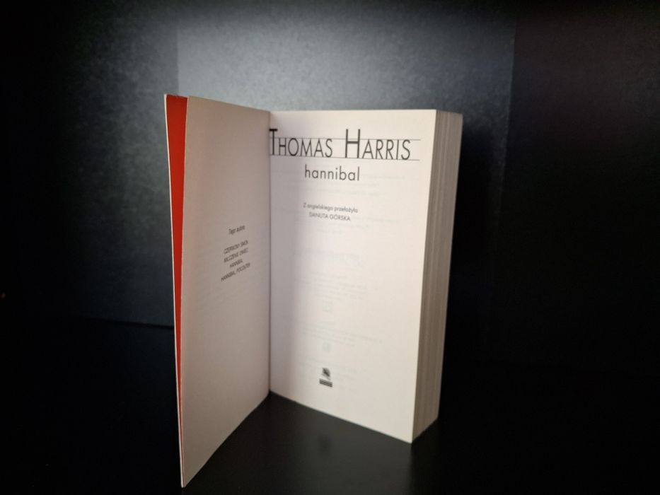 Thomas Harris Hannibal książka