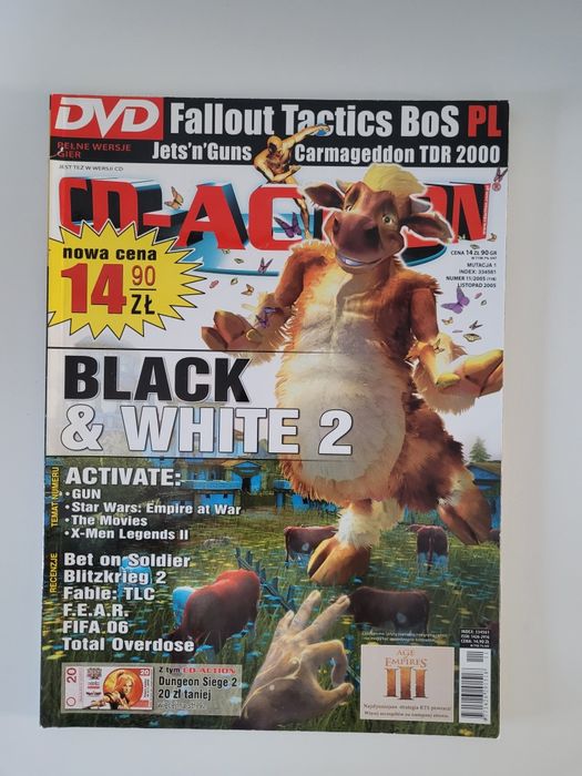 Gazeta, czasopismo, miesięcznik CD-ACTION 11/2005