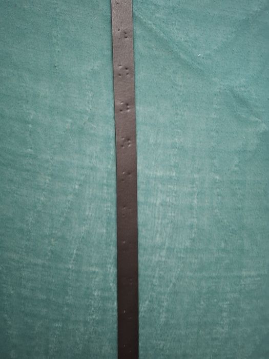 Czarny pasek sinsay XL 121 cm w serduszka