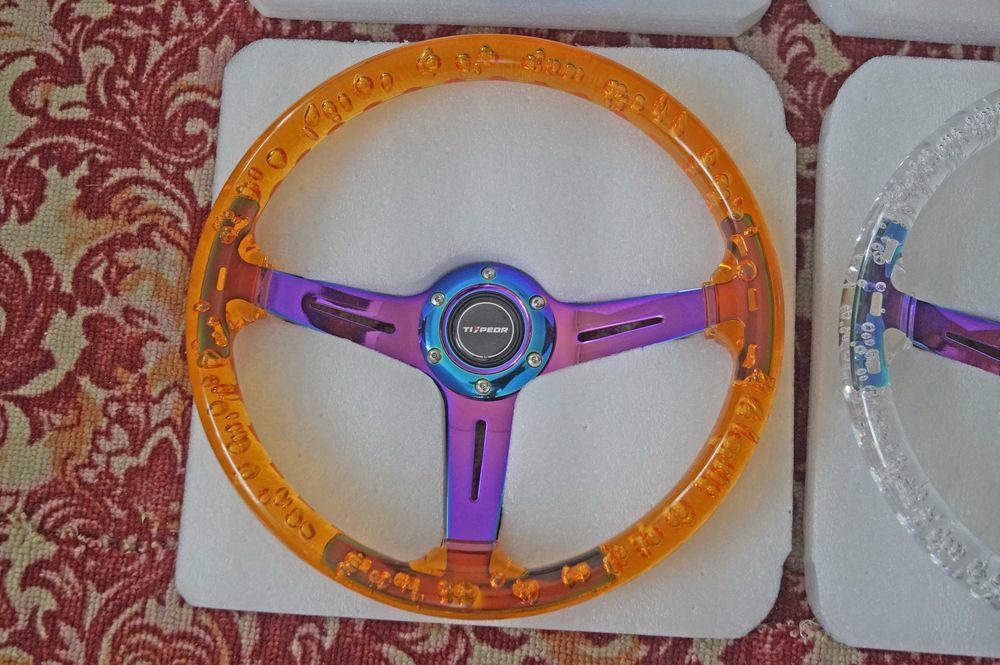 Спортивный акриловый руль 350мм (вынос 70мм)