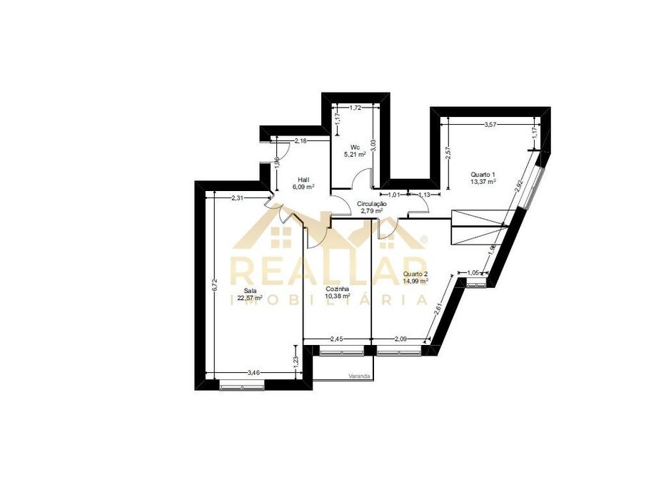 Apartamento T2 Mobilado com Box de Estacionamento em Localização Pr...
