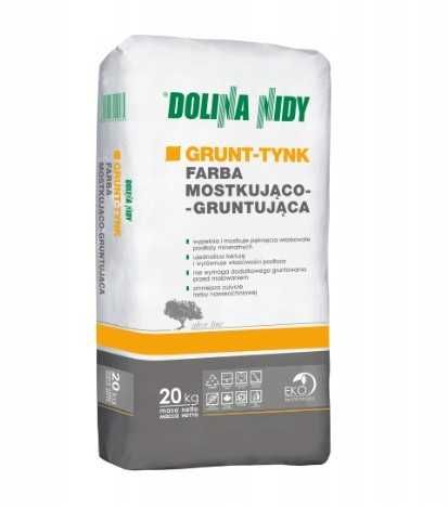 Grunt - Tynk / Farba Mostkująco - Gruntująca 20 kg Dolina Nidy Kościan