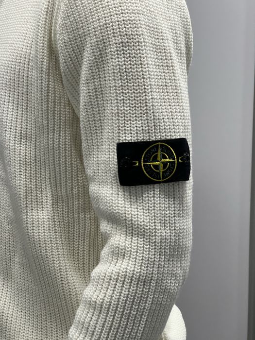 Світер Білий Stone Island