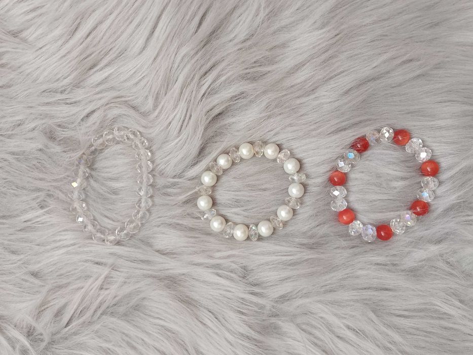 Nowe bransoletki damskie 3 sztuki