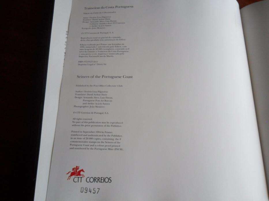 "Traineiras da Costa Portuguesa" de Octávio Lixa Filgueiras - Ed. CTT