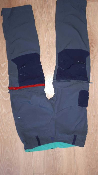Spodnie trekkingowe / turystyczne / w góry 2w1, Quechua, r. 122