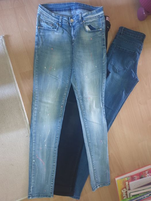 Zestaw Leginsy jeans 170 XS