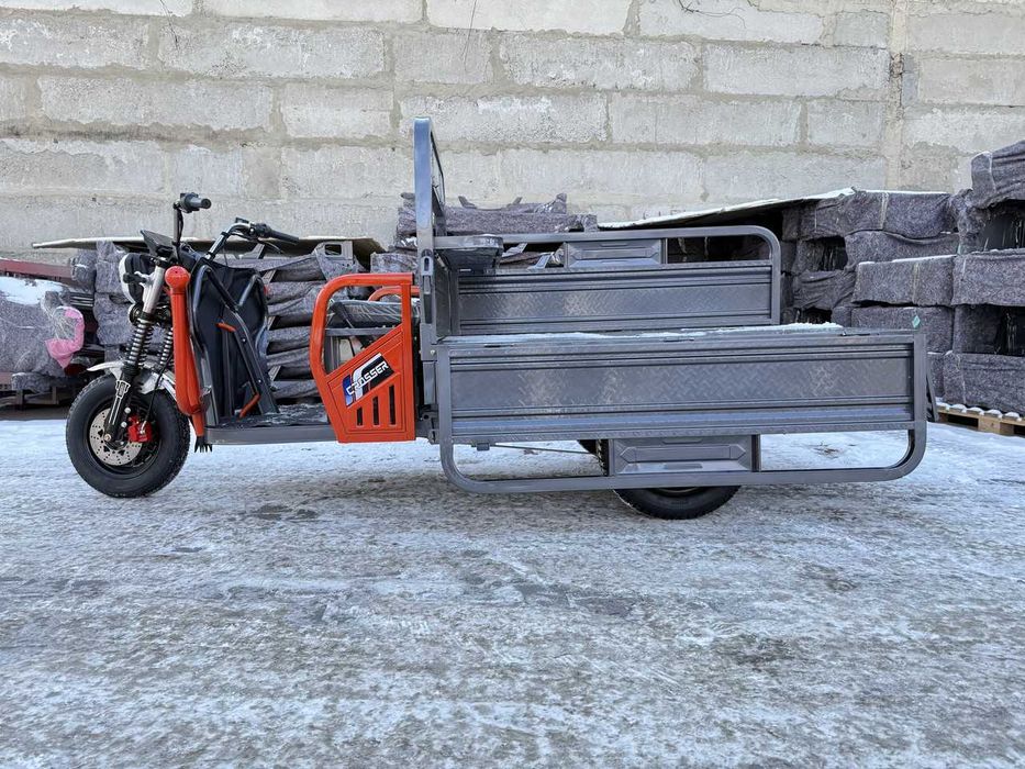 Вантажний електроскутер муравей Crosser Cargo 16/118 1200W-1500w  Сірий