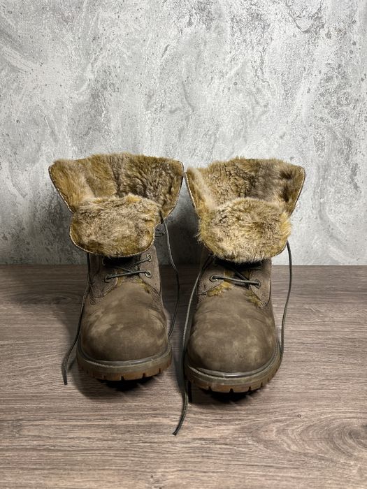 Timbarland Fur Boots Зимові Ботинки на Хутрі Теплі Боти